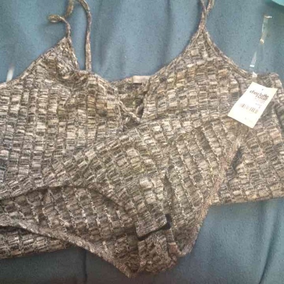 Grayish black bodysuit