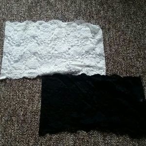 ☆SOLD 2 Floral Lace Bandeau