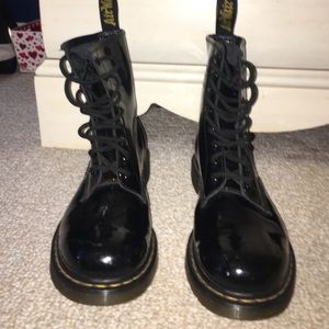 Doc Martens black patent leather