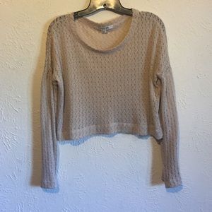 ❌SOLD❌Beige crop sweater❌
