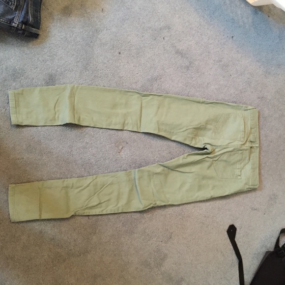 Green jeggings - Picture 2 of 2