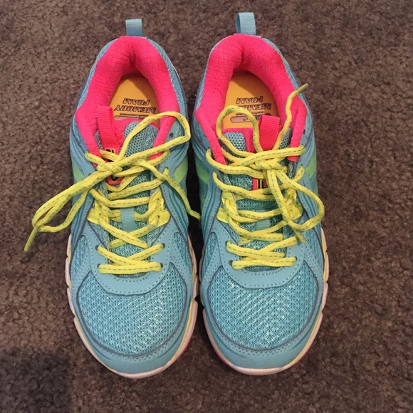 Fila track or workout tennis. Memory foam soles.