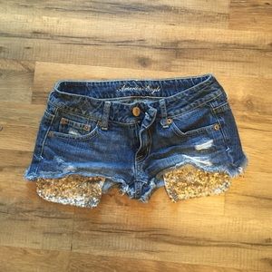 American eagle embellished Pocket shorts!
