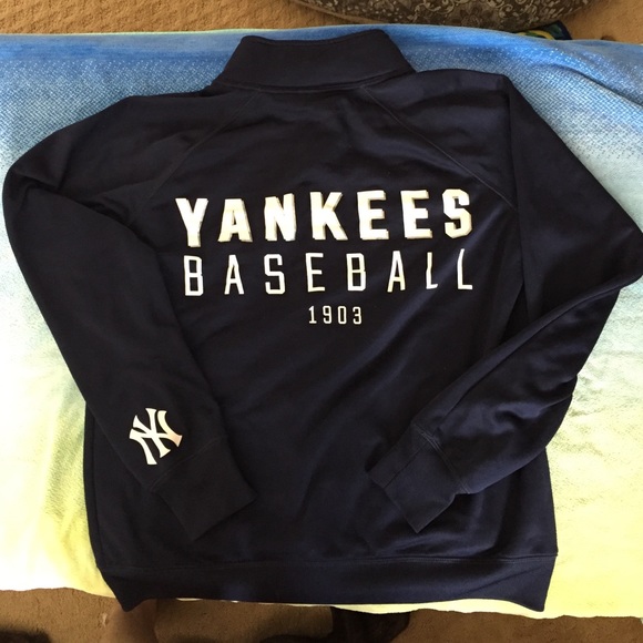 Victoria secret pink Yankee baseball jacket Size L