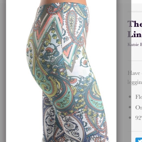 The Trina Fleece Leggings - Picture 2 of 4