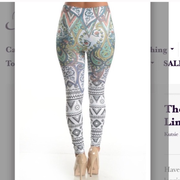 The Trina Fleece Leggings - Picture 4 of 4