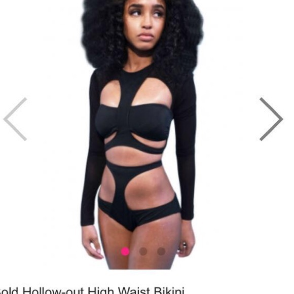 New Long Hollow Cut Bikini