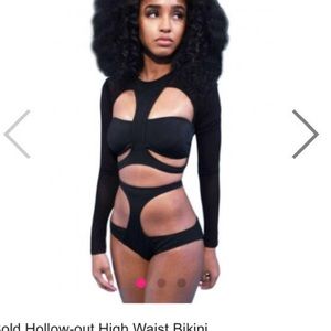 New Long Hollow Cut Bikini