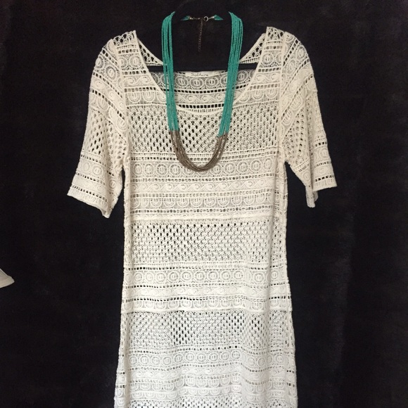 Crotchet dress or swim cover up