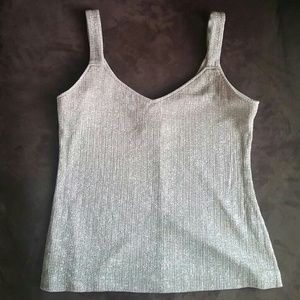 R&M Richards Gold shimmering tank top