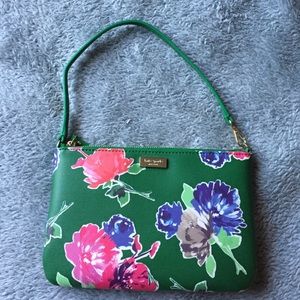 Kate spade floral wristlet