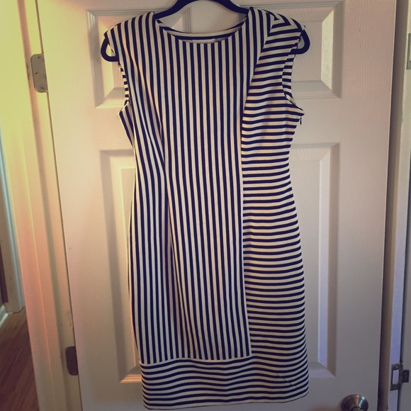 Calvin Klein Striped Dress - Picture 1 of 4
