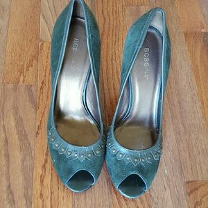 Suede BCBG Heels
