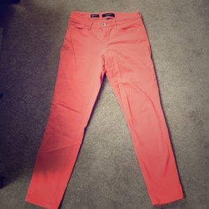 Coral skinny jeans🌷🌻🌷