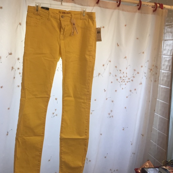 J Brand yellow skinny leg