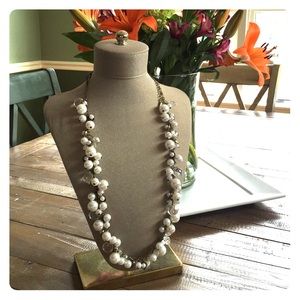 Chloe and Isabel pearl crystal drops necklace