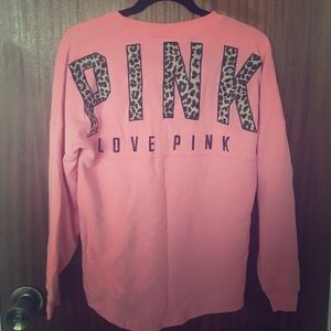 Victoria's Secret pink sweatshirt in pink