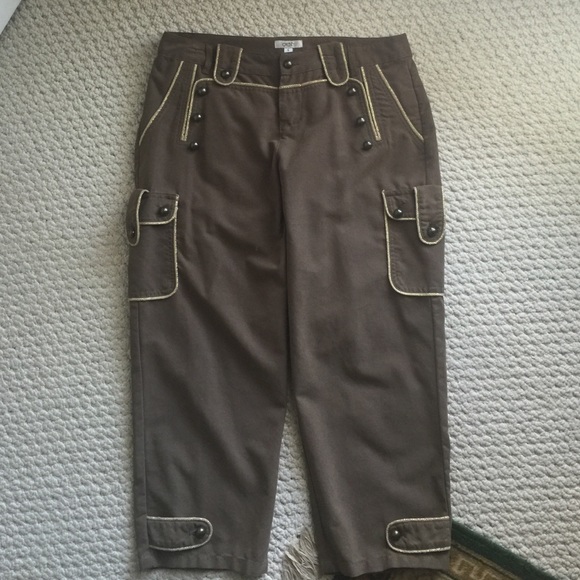 Cache cropped cargo pant