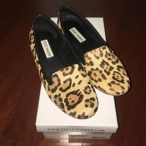 Steve Madden Leopard Loafers size 7