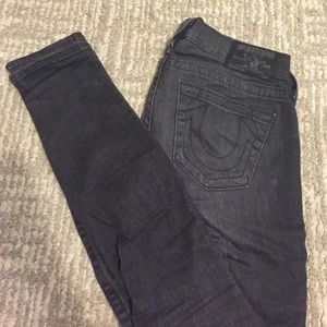 True religion jeans. Black. Fade wash