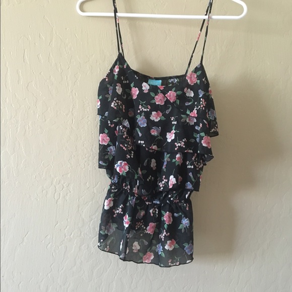 Midnight floral tank from Nordstroms