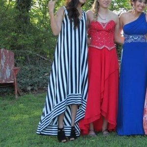 Striped Maxi Dress worn once