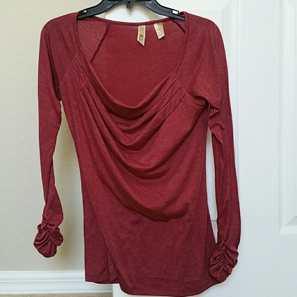 Cowl neck top