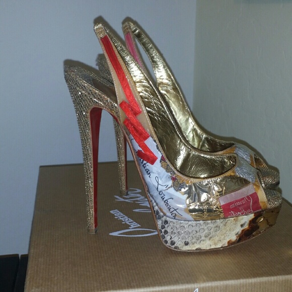 Christian Louboutin lady peep Trashy - Picture 1 of 1