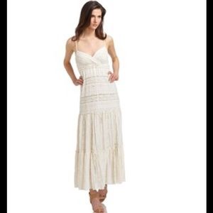 White/cream colored lace FP style dress by W&L.
