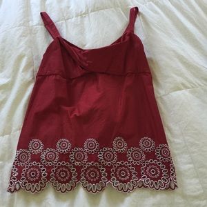 Red top from LOFT