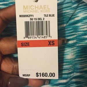 MICHAEL Michael Kors Dresses - Micheal kors XS tile blue dress MICHAEL Michael Kors Dresses - Micheal kors XS tile blue dress