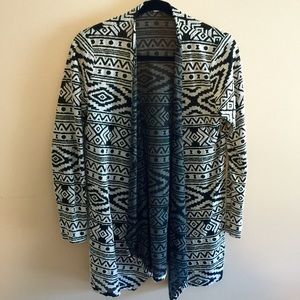 Tribal Print AE Shrug Sweater