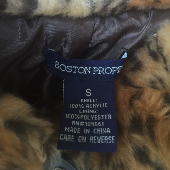 Boston Proper cheetah print coat - Picture 4 of 4