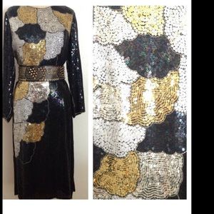 Vintage sequin dress