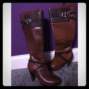 Leather Cole Haan boots