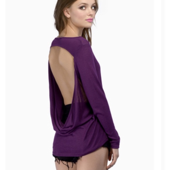 Tobi All My intentions top purple NWT