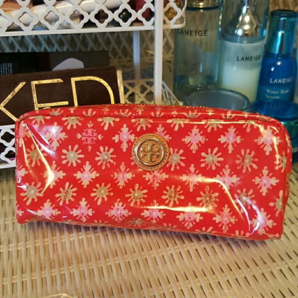 Authentic Tory burch cosmetic case