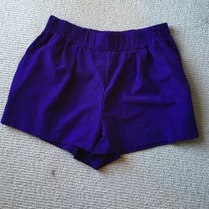 High waisted shorts