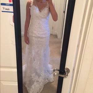 White prom dress