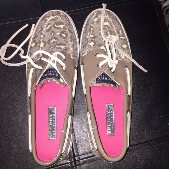 Cheetah print sperry's