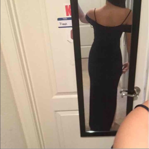 Navy blue prom dress - Picture 3 of 3