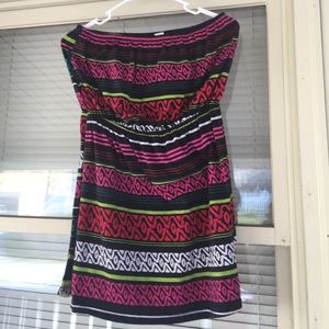 Multi-color Aztec Dress