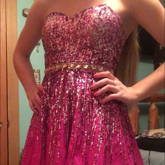 Sherri Hill Pink Dress