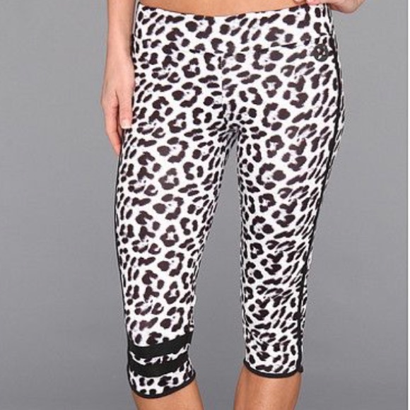 leopard workout pants