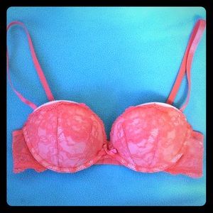 PushUp Pink lace bra 34a