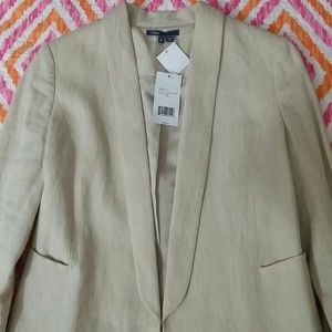 Vince NWT linen & cotton jacket with shawl lapels