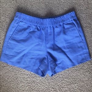 J Crew blue canvas shorts size 2