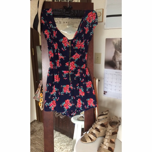 Cute floral romper