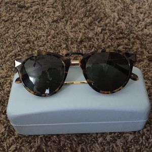 NWT Karen walker helter skelter tortoisesunglasses