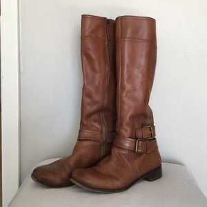 Nine West leather knee boots